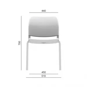LD SEATING Konferenčná stolička DUO,DU-02-N7, bronzový rám