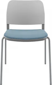 LD SEATING Konferenčná stolička DUO,DU-02-N2, sivá kostra rám