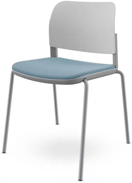 LD SEATING Konferenčná stolička DUO,DU-02-N2, sivá kostra rám