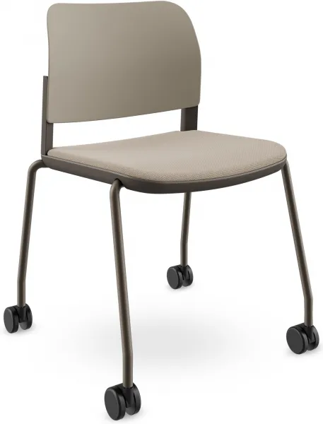LD SEATING Konferenčná stolička DUO,DU-02-N7,RU60, bronzová kostra