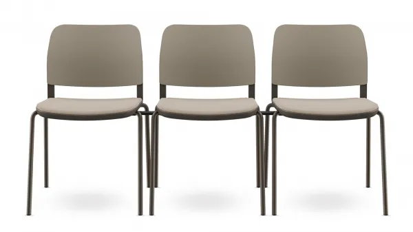 LD SEATING Konferenčná stolička DUO,DU-02-N7, bronzový rám