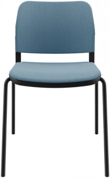 LD SEATING Konferenčná stolička DUO,DU-03-N1, čierna kostra, celočalúnená