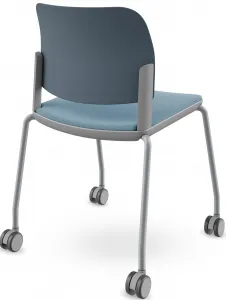LD SEATING Konferenčná stolička DUO,DU-02-N2,RU60, sivá kostra
