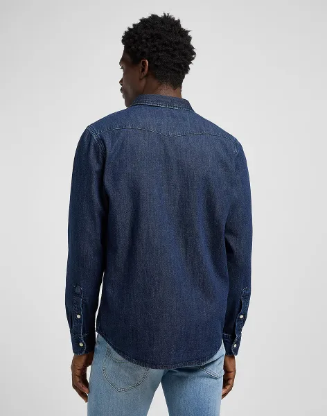 LEE Džínsová košeľa  REGULAR WESTERN SHIRT RINSE 112370561 Veľkosť: S