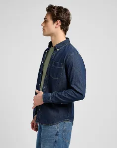 LEE Džínsová košeľa   BUTTON DOWN RINSE 112370702 Veľkosť: S