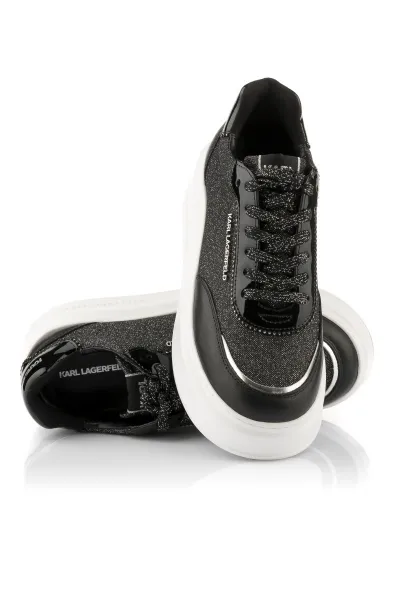 Tenisky Karl Lagerfeld Anakapri U_Throat Mix Lo Black Lthr & Textile