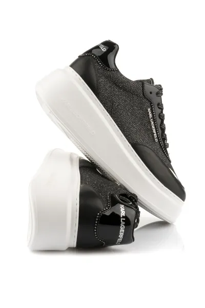 Tenisky Karl Lagerfeld Anakapri U_Throat Mix Lo Black Lthr & Textile