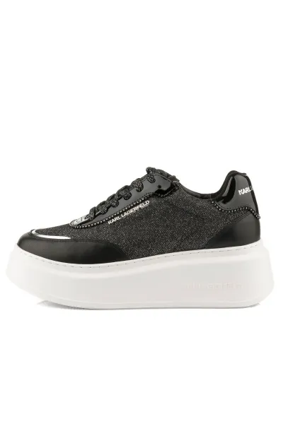 Tenisky Karl Lagerfeld Anakapri U_Throat Mix Lo Black Lthr & Textile