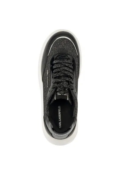 Tenisky Karl Lagerfeld Anakapri U_Throat Mix Lo Black Lthr & Textile