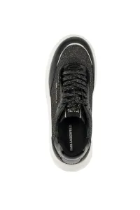 Tenisky Karl Lagerfeld Anakapri U_Throat Mix Lo Black Lthr & Textile