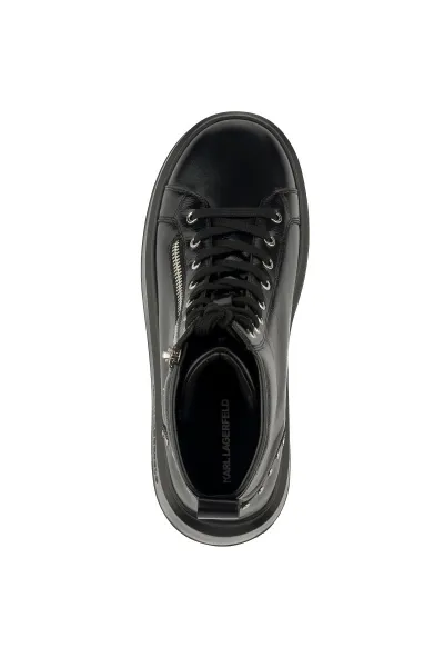 Členková Obuv Karl Lagerfeld Anakapri Signia Studs Mid Zip Black Lthr