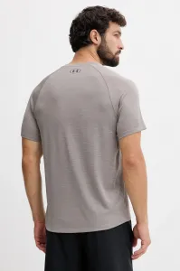 Tréningové tričko Under Armour Tech Textured zelená farba, melanžové, 1382796