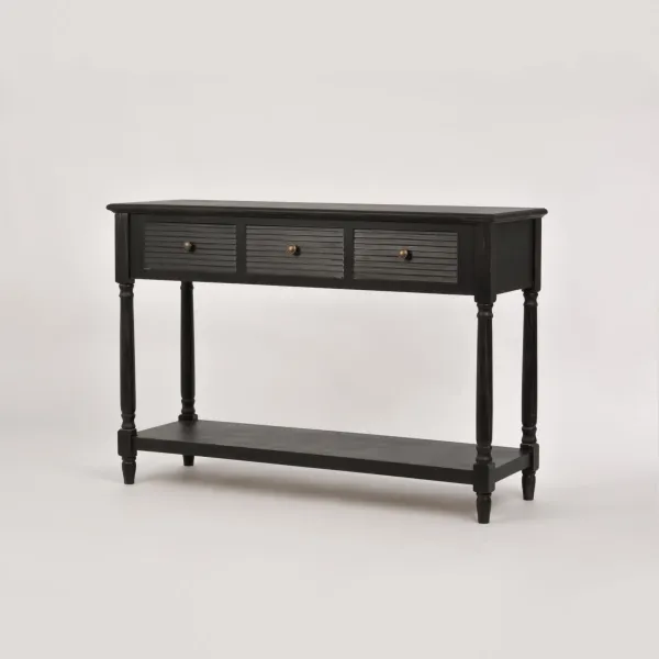 LivinHill Konzolový stolek Livorno 120 cm černý