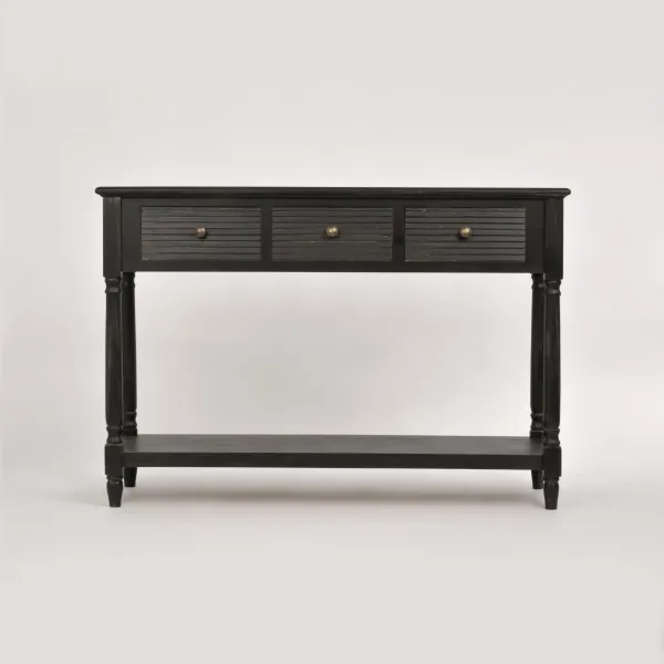 LivinHill Konzolový stolek Livorno 120 cm černý