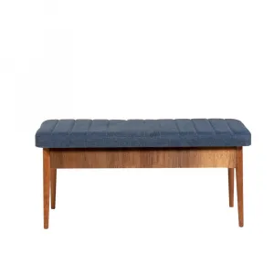 Lavica Vina Bench Dark Blue, Walnut