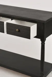 LivinHill Konzolový stolek Livorno 120 cm černý