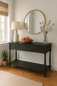 LivinHill Konzolový stolek Livorno 120 cm černý