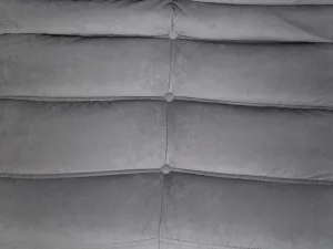 LivinHill Designové křeslo Nua samet šedé