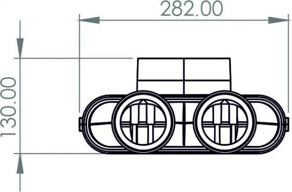 PRODMAX TPK | Distribučný box TPK 2x75 mm/125 mm SK 2x75/125/TPK