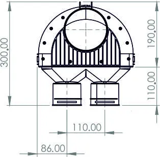 PRODMAX TPK | Distribučný box TPK 2x75 mm/125 mm SK 2x75/125/TPK