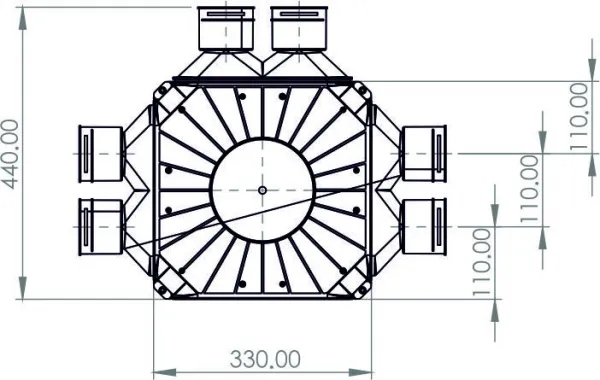 PRODMAX TPK | Rozdeľovací box TPK 6x75 mm/200 mm SK 6x75/200/TPK