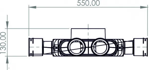 PRODMAX TPK | Rozdeľovací box TPK 8x75 mm/200 mm SK 8x75/200/TPK