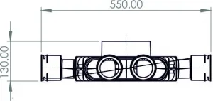 PRODMAX TPK | Rozdeľovací box TPK 8x75 mm/200 mm SK 8x75/200/TPK