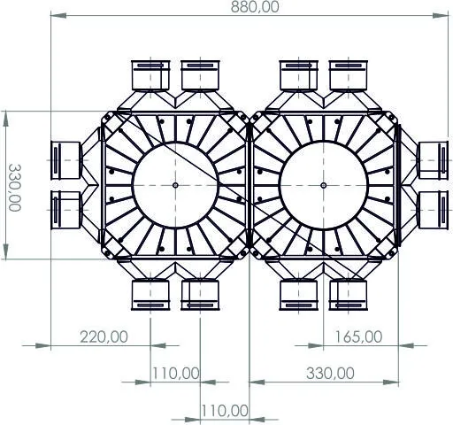 PRODMAX TPK | Rozdeľovací box TPK 12x75 mm/200 mm SK 12x75/200/TPK
