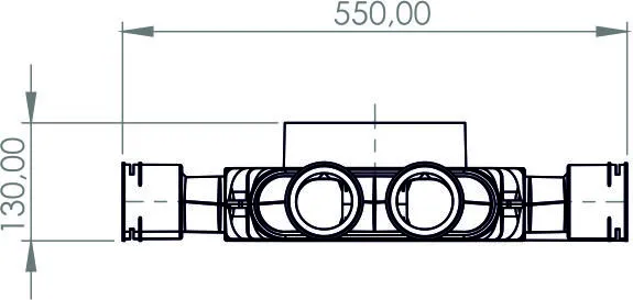 PRODMAX TPK | Rozdeľovací box TPK 12x75 mm/200 mm SK 12x75/200/TPK