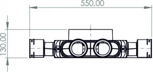 PRODMAX TPK | Rozdeľovací box TPK 12x75 mm/200 mm SK 12x75/200/TPK