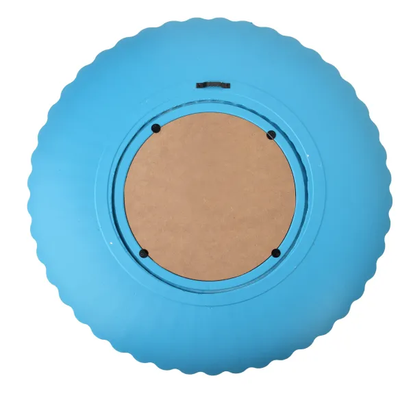 Mondex Okrúhle nástenné zrkadlo DAZ 50 cm modré