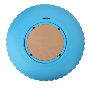 Mondex Okrúhle nástenné zrkadlo DAZ 50 cm modré