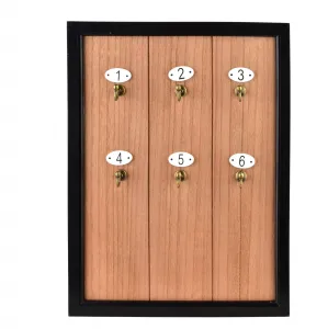 Mondex Kľúčenka STACY 40x30 cm čierna/hnedá