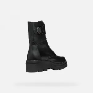 Black women's ankle boots Geox Felleny - Women's