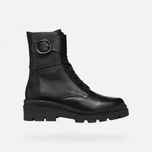 Black women's ankle boots Geox Felleny - Women's