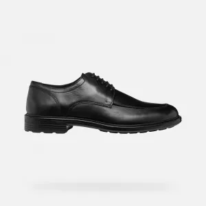 Čierne pánske formálne topánky Geox Walk Pleasure