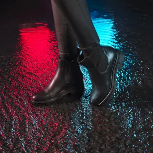Black Women's Ankle Boots Geox Iridea B ABX - Ladies
