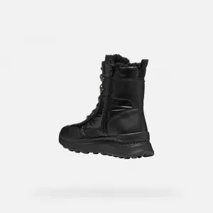 Geox Spherica ACTIF X2 Women's Black Ankle Boots - Ladies