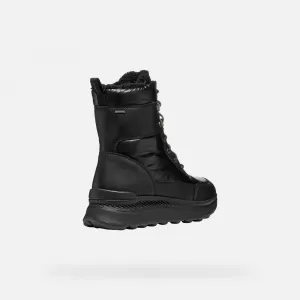 Geox Spherica ACTIF X2 Women's Black Ankle Boots - Ladies