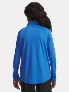 Boys' T-shirt Under Armour UA Tech 2.0 1/2 Zip-BLU - Boys