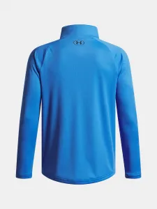 Boys' T-shirt Under Armour UA Tech 2.0 1/2 Zip-BLU - Boys