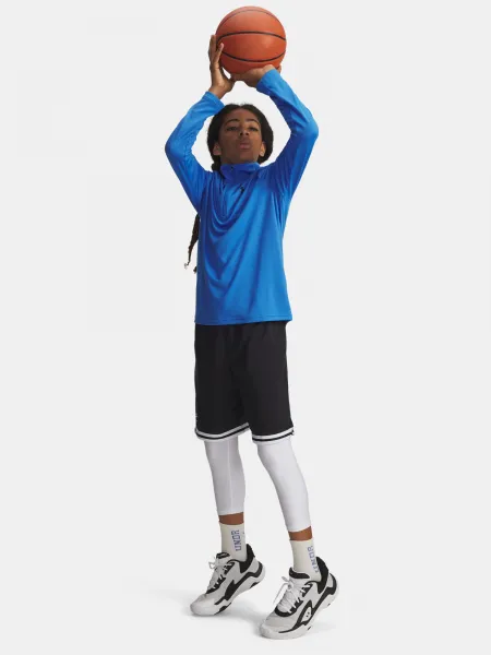 Boys' T-shirt Under Armour UA Tech 2.0 1/2 Zip-BLU - Boys