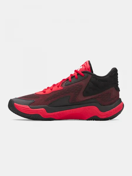 Unisex tenisky Under Armour UA Spawn 7 Mid-RED