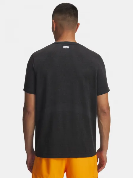 Men's Under Armour UA Trail Run Wool SS-BLK T-Shirt - Men's