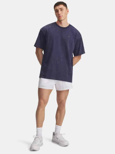 Men's Under Armour UA M HW OS LOGO WASH SS-BLU - Men's T-Shirt