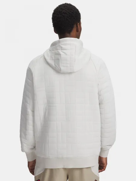 Under Armour UA Unstoppable Flc Txtr FZ-WHT Men's Sweatshirt - Men's