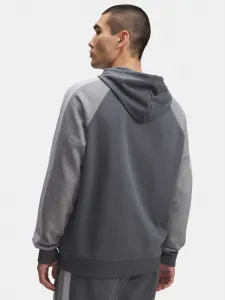 Men's Under Armour UA Rival Flc CB Hood-GRY - Men's Sweatshirt