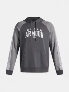 Men's Under Armour UA Rival Flc CB Hood-GRY - Men's Sweatshirt