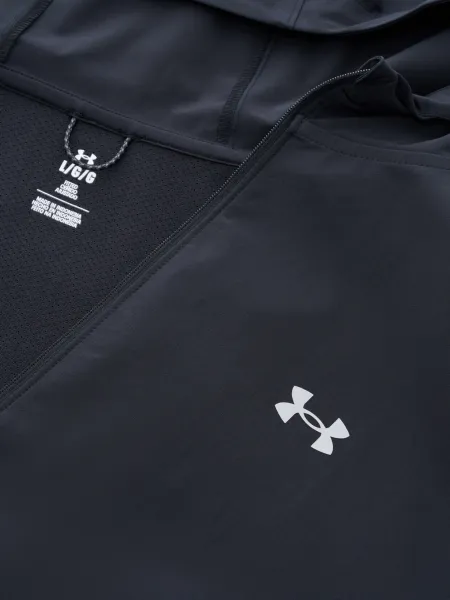 Men's Under Armour UA Velociti Storm Hooded Jacket Jkt-BLK - Mens