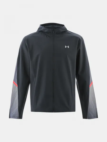 Men's Under Armour UA Velociti Storm Hooded Jacket Jkt-BLK - Mens